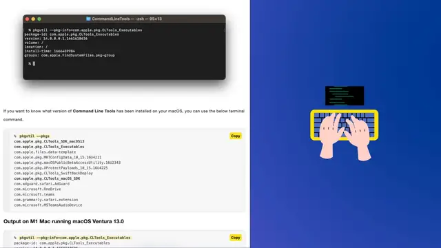 Video thumbnail for How to check Command Line Tools Version [Updated for Ventura, Sonoma]