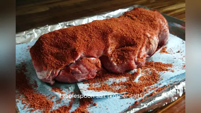 Video thumbnail for pork dry rub recipe
