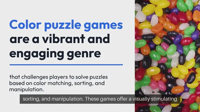 Video thumbnail for Color Puzzle Games