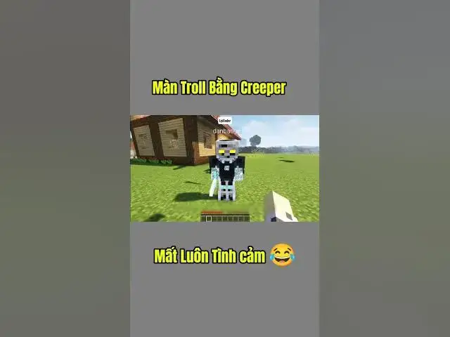 Video thumbnail for Làm Bẫy Bằng Creeper Troll Đứa Bạn Thân #shorts