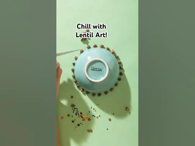 Video thumbnail for Get creative with Lentil Art! #creativeart #creativeideas #foodart #lentilart #chillvibes