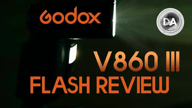 'Video thumbnail for Godox V860 III TTL Camera Flash Review + Demonstration'