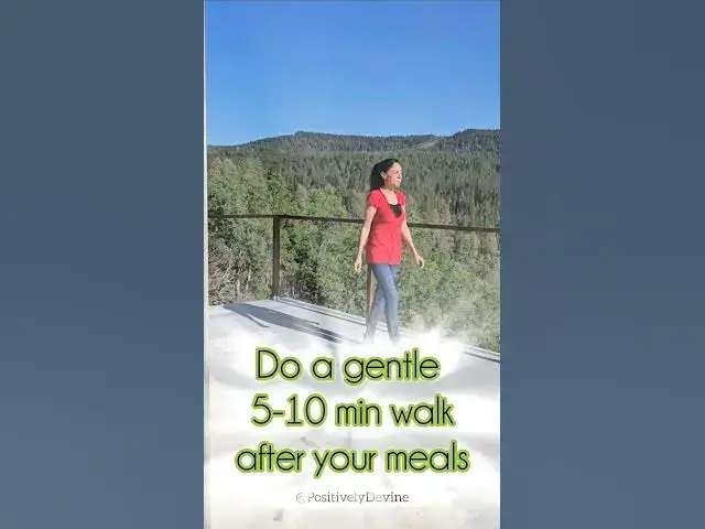 Video thumbnail for Walking for blood sugar?