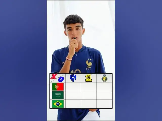 'Video thumbnail for Tic-tac-toe Saudi Arabia League #football #footballshorts #tictactoe'