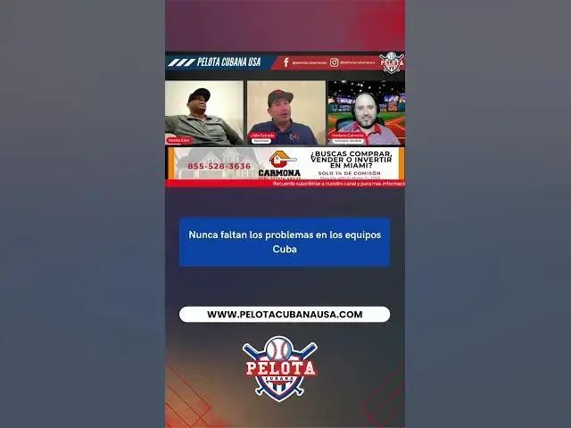 Video thumbnail for Nunca faltan los problemas en los equipos Cuba