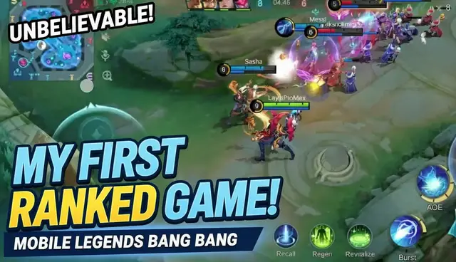'Video thumbnail for My First Ever Ranked Game in Mobile Legends Bang Bang '
