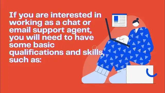 'Video thumbnail for work at home daily job lead. Chat email support job 2023'