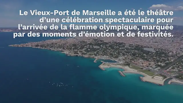 Video thumbnail for JO de Paris 2024 : La flamme olympique arrive à Marseille !