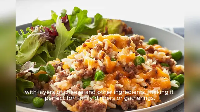 Video thumbnail for Beef and Cheese Casserole