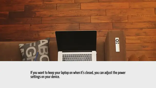 Video thumbnail for How To Keep Laptop On When Closed