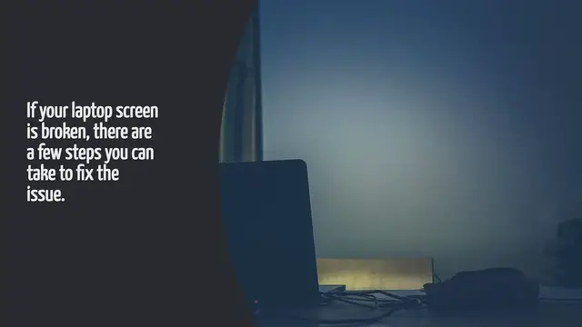 Video thumbnail for How To Fix Broken Laptop Screen
