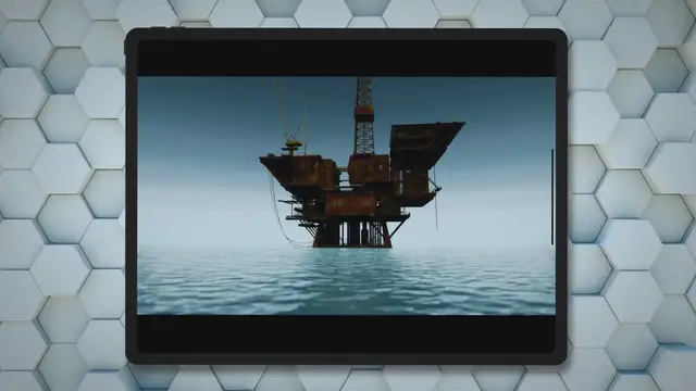 'Video thumbnail for Oil drilling from sea floor in search of Black Gold'