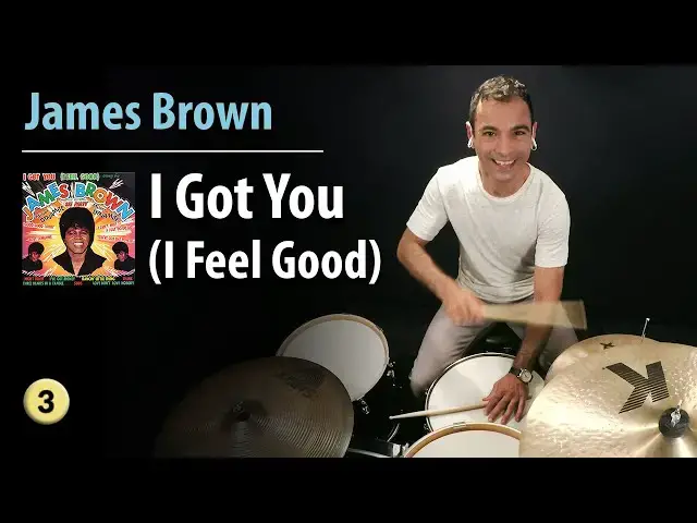 Video thumbnail for "I Got You (I Feel Good)" - James Brown | Drum Lesson | Drum Cover
