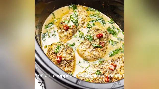 Video thumbnail for easy crock pot chicken recipe