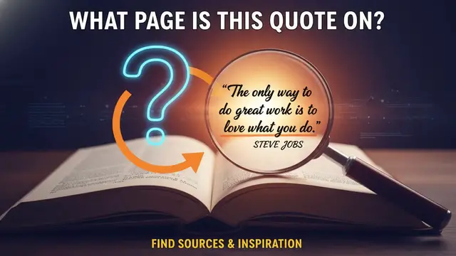 Video thumbnail for What Page Is This Quote On? | Discover Quotes and Their Sources