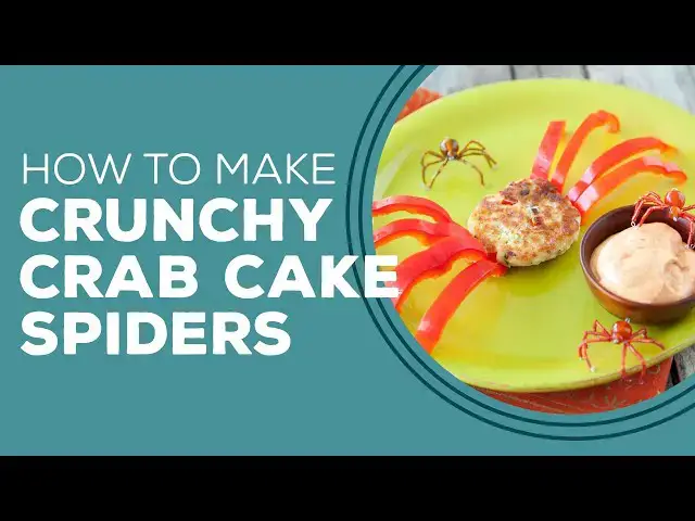 Video thumbnail for Blast from the Past: Crunchy Crab Cake Spiders Recipe | Halloween Party Recipe Ideas