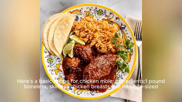 Video thumbnail for chicken mole recipe