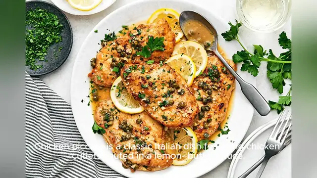 Video thumbnail for chicken picatta recipe
