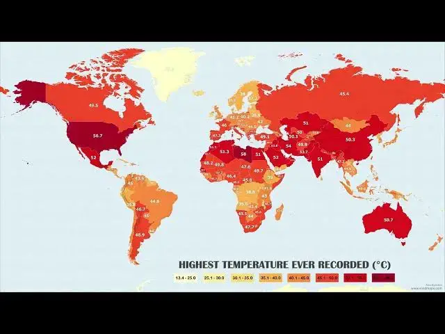 'Video thumbnail for The Highest Temperatures Ever Recorded'