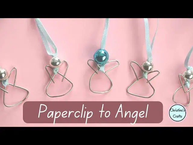 Video thumbnail for Create an EASY Angel from an Ordinary Paperclip with Me!