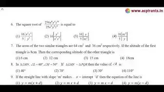 Video thumbnail for 10th Maths Quarterly Model Question Paper 2019-20 | Namakkal District | English Medium
