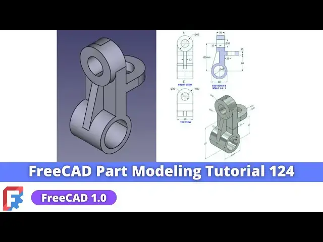 'Video thumbnail for FreeCAD Part Modeling Tutorial 124 | FreeCAD Tutorial | Mechnexus |'