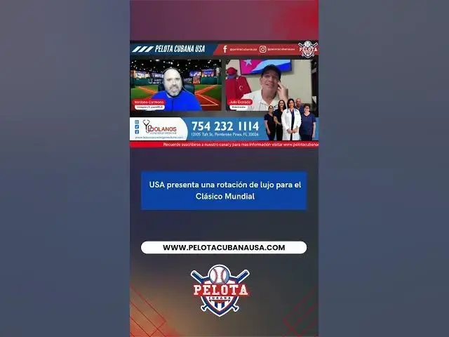 Video thumbnail for USA presenta una rotación de lujo para el Clásico Mundial