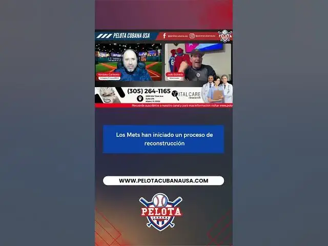 Video thumbnail for Los Mets han iniciado un proceso de reconstrucción