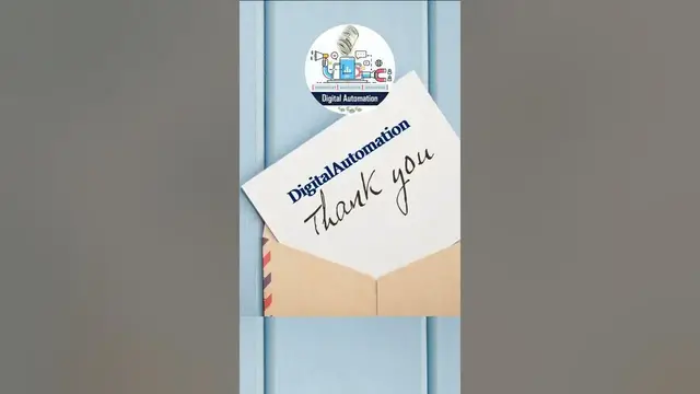 'Video thumbnail for Thank You for Subscribing #LoveNotes with Shorts | DigitalAutomation'