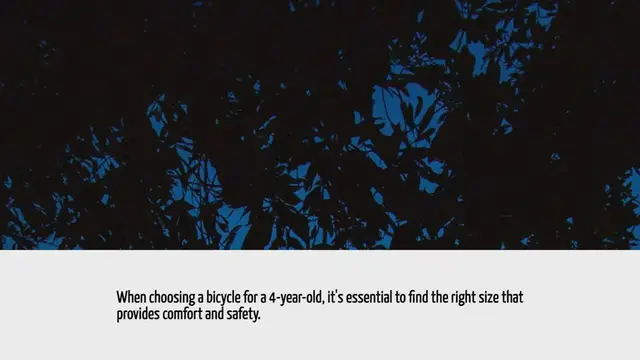 'Video thumbnail for What Size Bicycle For A 4 Year Old'
