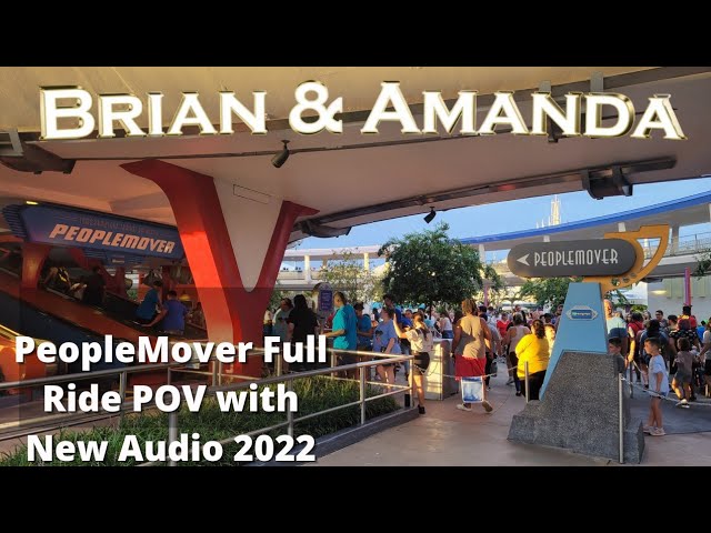 Video thumbnail for 2022 PeopleMover full ride POV with the new audio - Magic Kingdom - Walt Disney World