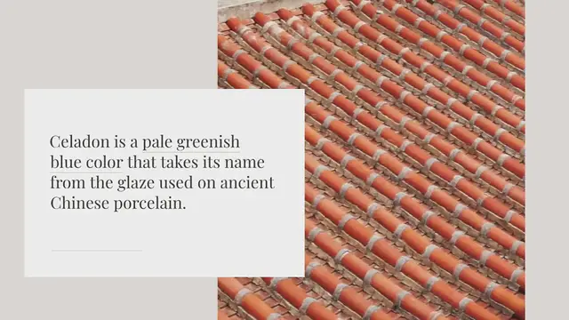 Video thumbnail for Is celadon always green?