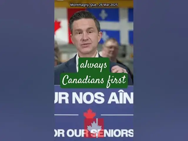 'Video thumbnail for Always Canadians first: We need to make sure Canadians get the jobs first'