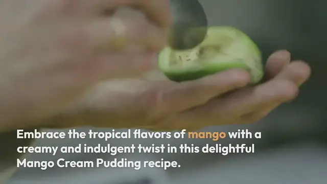 Video thumbnail for Mango Cream Pudding Recipe