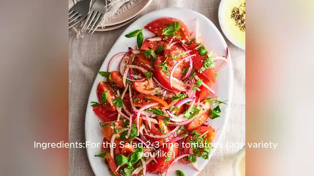 Video thumbnail for tomato salad recipe