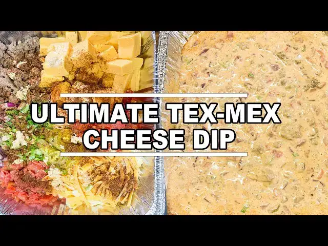 Video thumbnail for ULTIMATE TEX-MEX CHEESE DIP APPETIZER