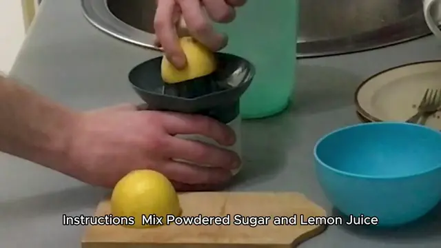 Video thumbnail for lemon glaze recipe