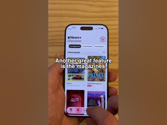 Video thumbnail for Five great features hidden in Apple News+