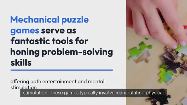 Video thumbnail for Mechanical Puzzle Games For Problem Solving