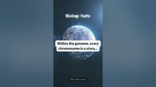 Video thumbnail for Genome | Chromosome | Epigenetics | #shorts #facts #science #quotes