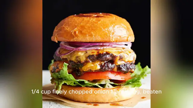 Video thumbnail for hamburger patties recipe