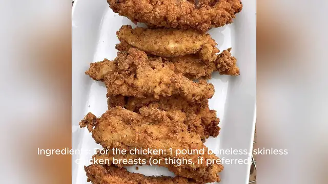Video thumbnail for chicken tenders recipe