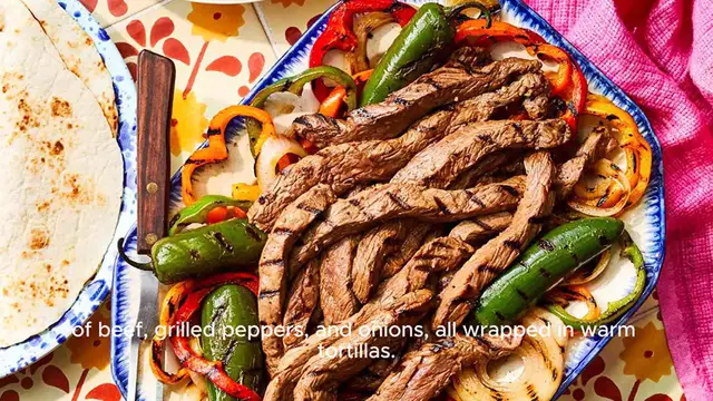 Video thumbnail for beef fajitas recipe