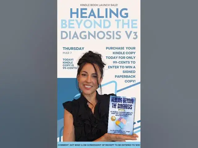 Video thumbnail for ⭐️ KINDLE version of "Healing Beyond the Diagnosis Volume 3" TODAY just 99-cents!