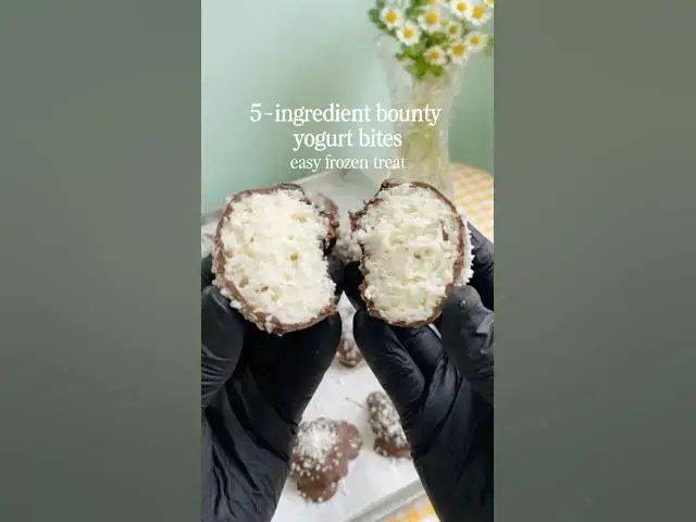 Video thumbnail for 5-Ingredient Bounty Yogurt Bites | Easy Chocolate Coconut Treat #easyrecipe