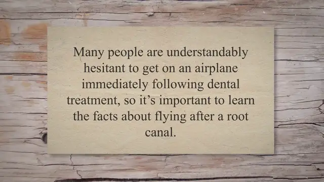 'Video thumbnail for Flying After a Root Canal: What You Need to Know'