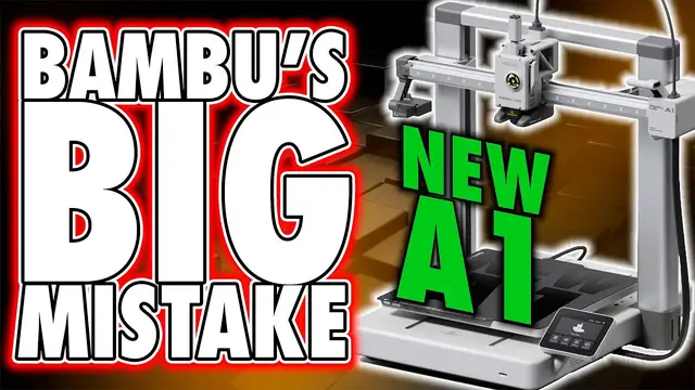'Video thumbnail for ARE YOU HAPPY about this?! - Bambu Lab A1 Review'