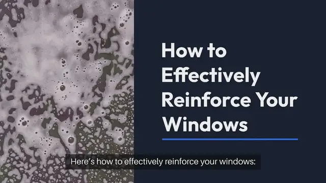 Video thumbnail for Securing Windows with Reinforcements
