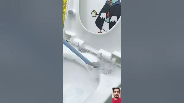Video thumbnail for Toilet Brush with Extra-Long Handle for Comfort | ➡️ Product Link is in Bio ⤵️ | #trending #gadgets