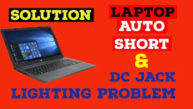 Video thumbnail for laptop motherboard auto short circuit & dc jacks lights problem solution